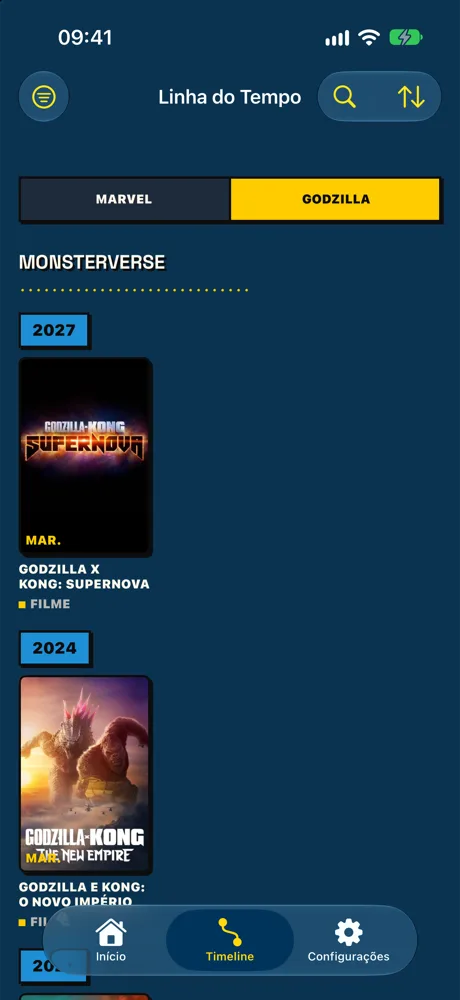 Timeline do universo Godzilla
